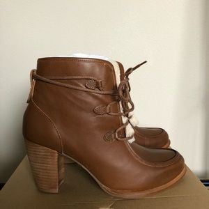 Ugg Analise Exposed Fur Booties